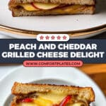 Summer Peach Grilled Cheese Recipe