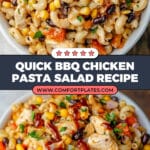 BBQ Chicken Pasta Salad Recipe
