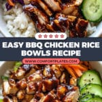 BBQ Chicken Rice Bowls Recipe