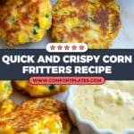 Crispy Corn Fritters Recipe
