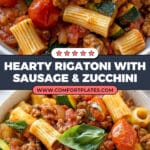 Rigatoni with Sausage, Tomatoes, and Zucchini Recipe