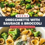Orecchiette with Sausage and Broccoli Recipe
