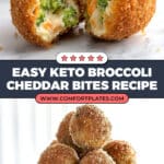 Keto Broccoli Cheddar Bites Recipe