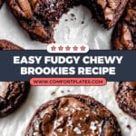 Fudgy Chewy Browkies (Brookies) Recipe