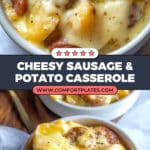 Cheesy Potato & Smoked Sausage Casserole Recipe