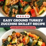Easy Ground Turkey and Zucchini Skillet Recipe