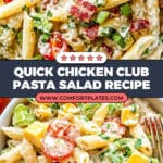 Chicken Club Pasta Salad Recipe