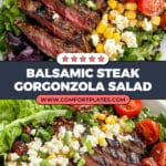 Balsamic Steak Gorgonzola Salad Recipe