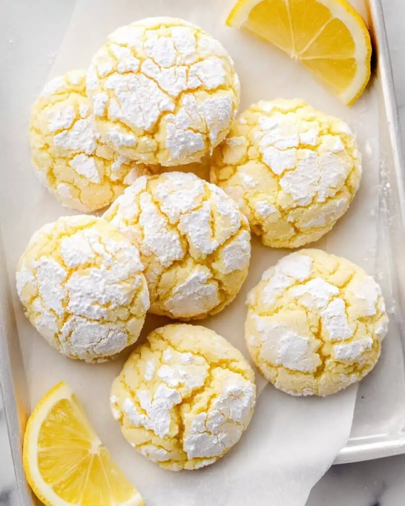 Lemon Crinkle Cookies Recipe