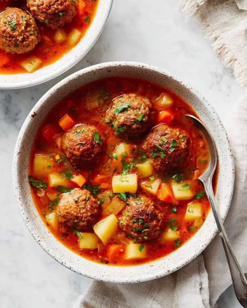 Healthy Meatballs Soup Recipe