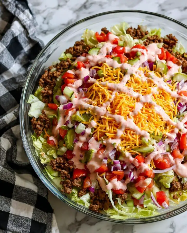 Healthy Cheeseburger Salad Recipe