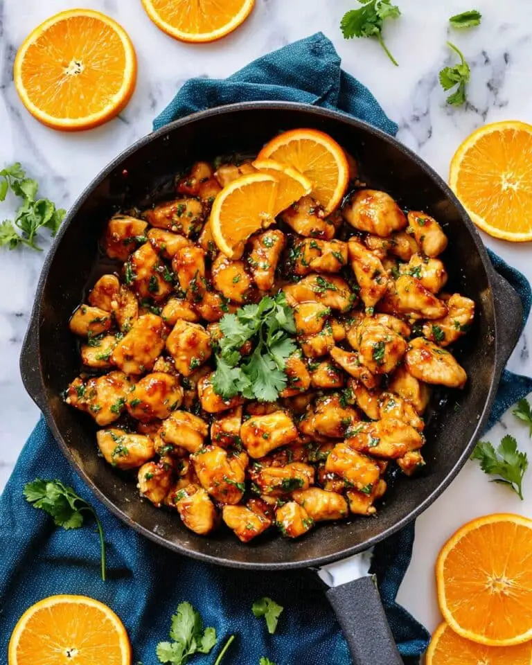 Cilantro Orange Chicken Bites Recipe