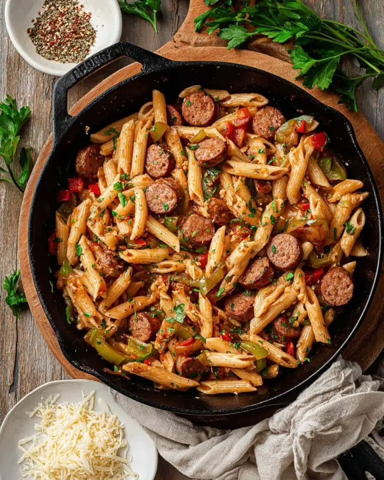 Creamy Cajun Sausage Pasta Recipe