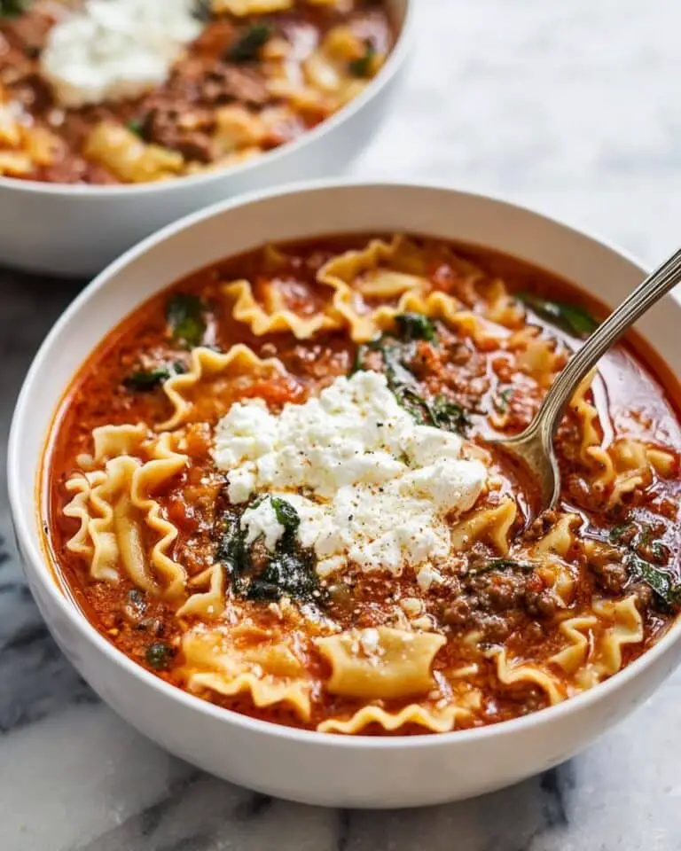 Crockpot Lasagna Soup Recipe