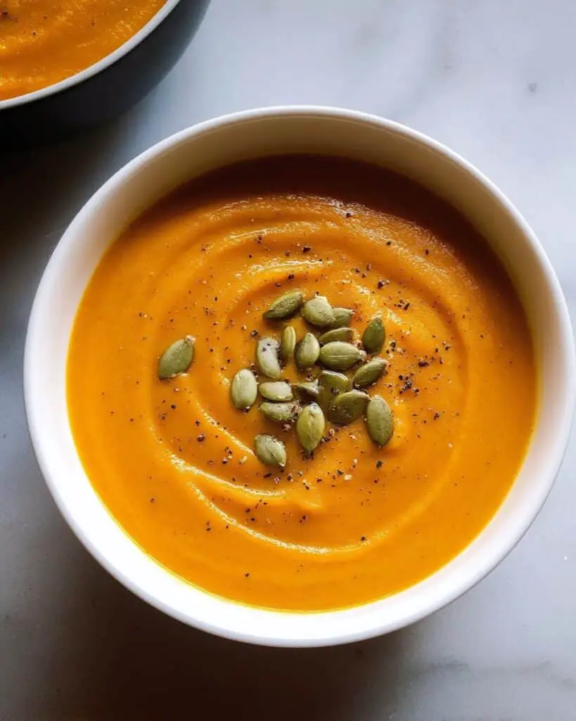 Creamy Roasted Pumpkin Soup Recipe