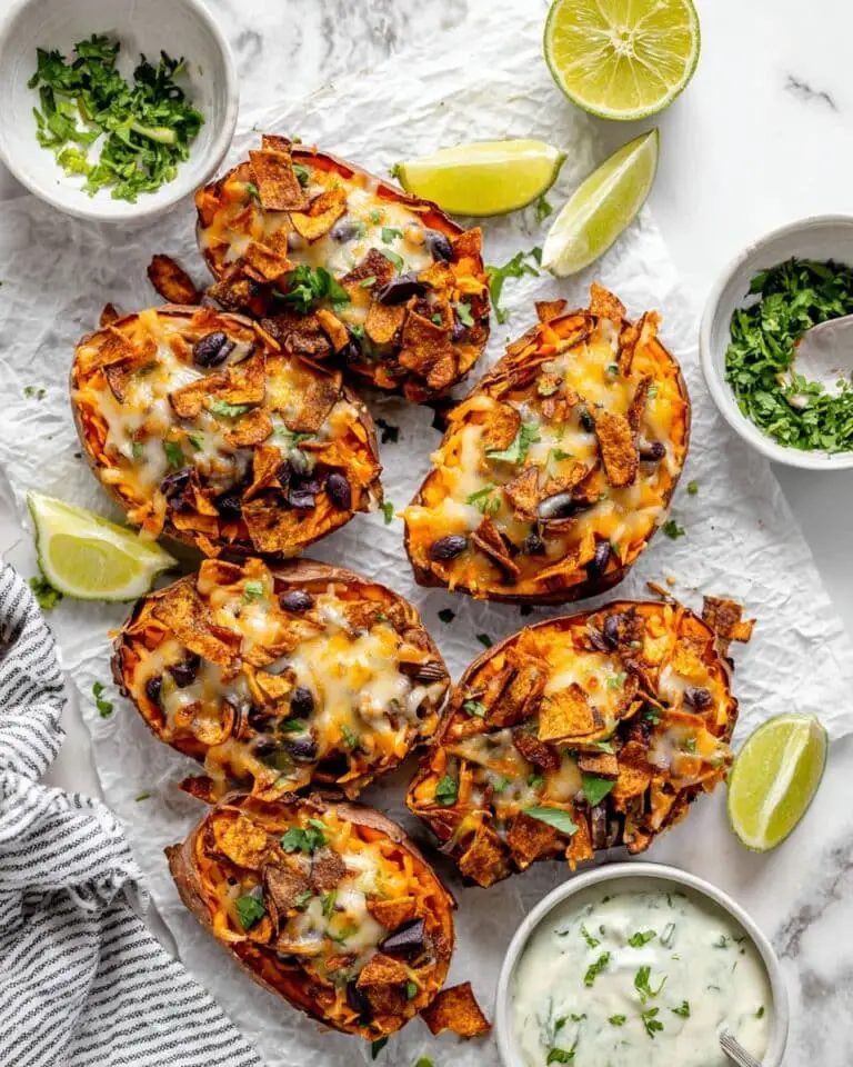 Loaded Sweet Potato Skins Recipe