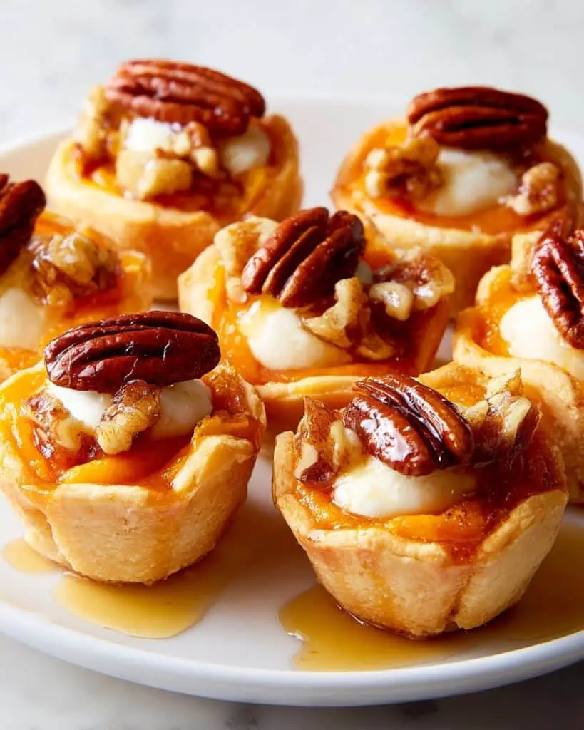 Sweet Potato Crescent Bites with Marshmallows and Pecans Recipe