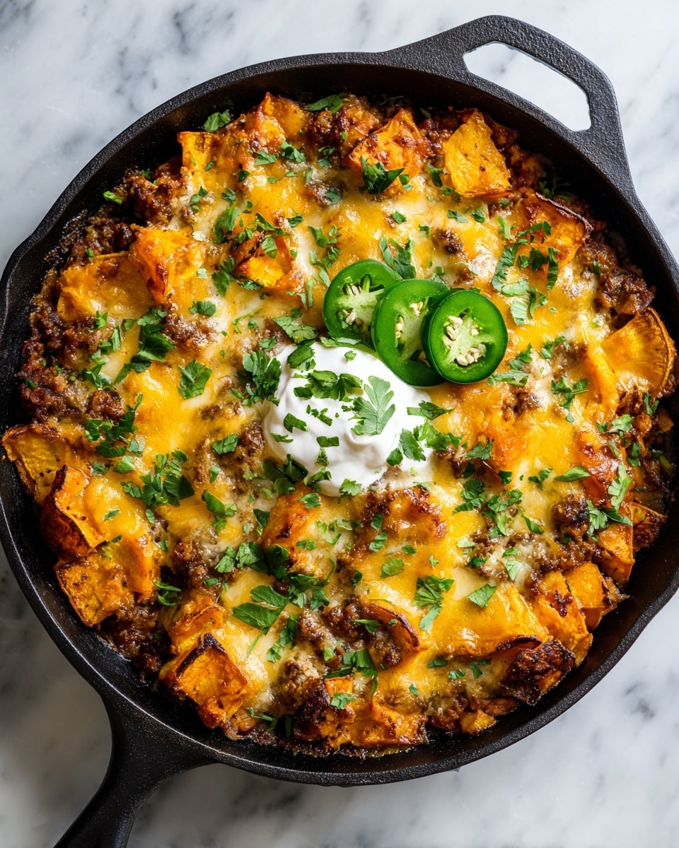 Leftover Turkey Pumpkin Enchilada Skillet Recipe