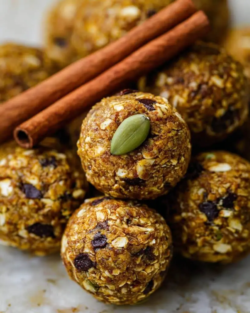 Pumpkin Spice Oatmeal Balls Recipe