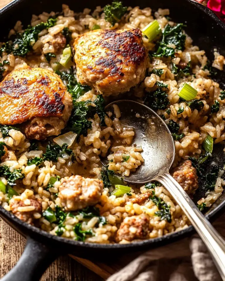 One Skillet Tuscan Chicken and Orzo Recipe