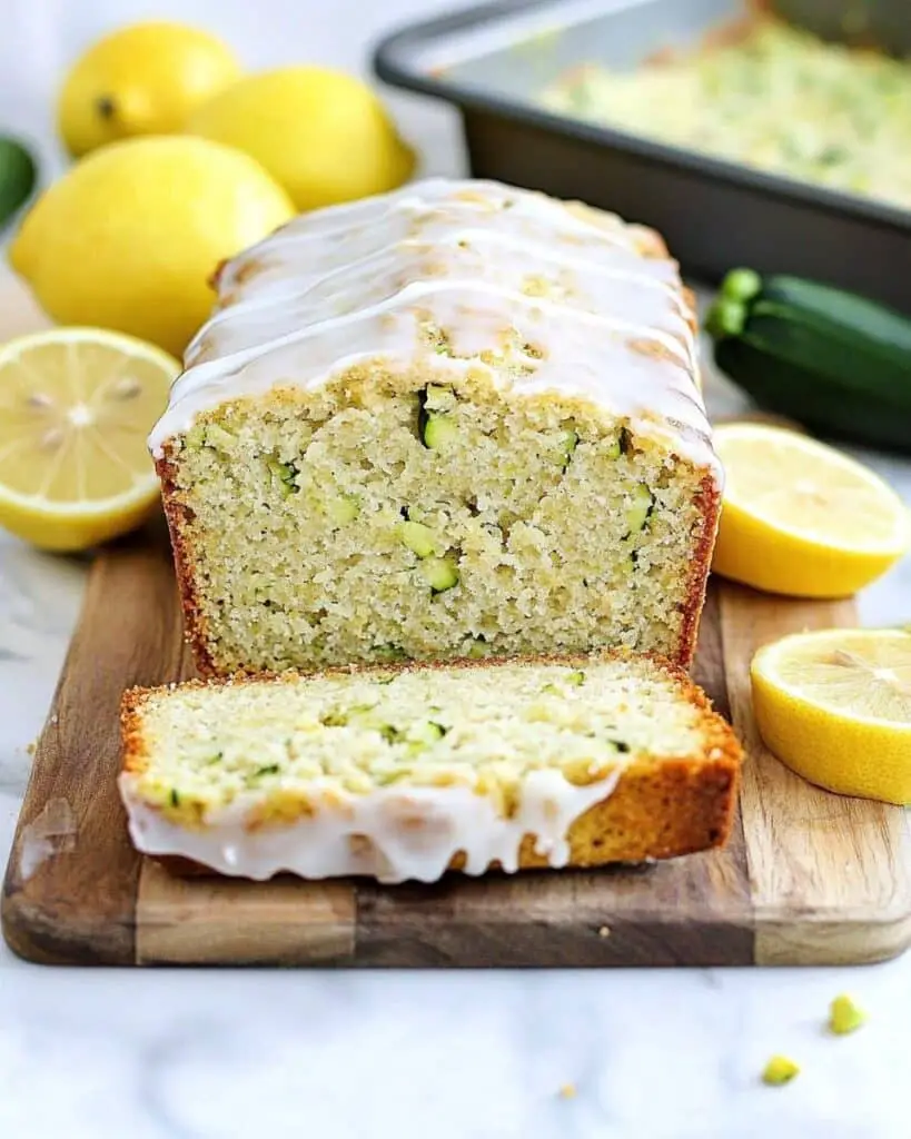 Lemon Zucchini Bread with Lemon Glaze Recipe