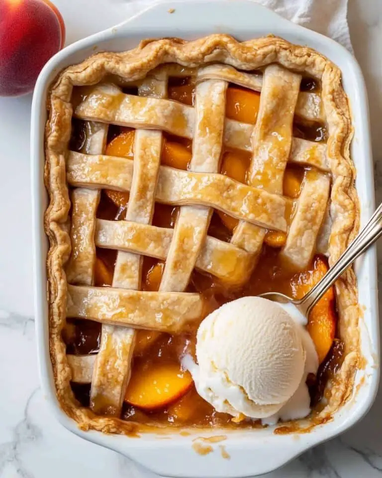 Southern Peach Cobbler Recipe with Canned Peaches Recipe