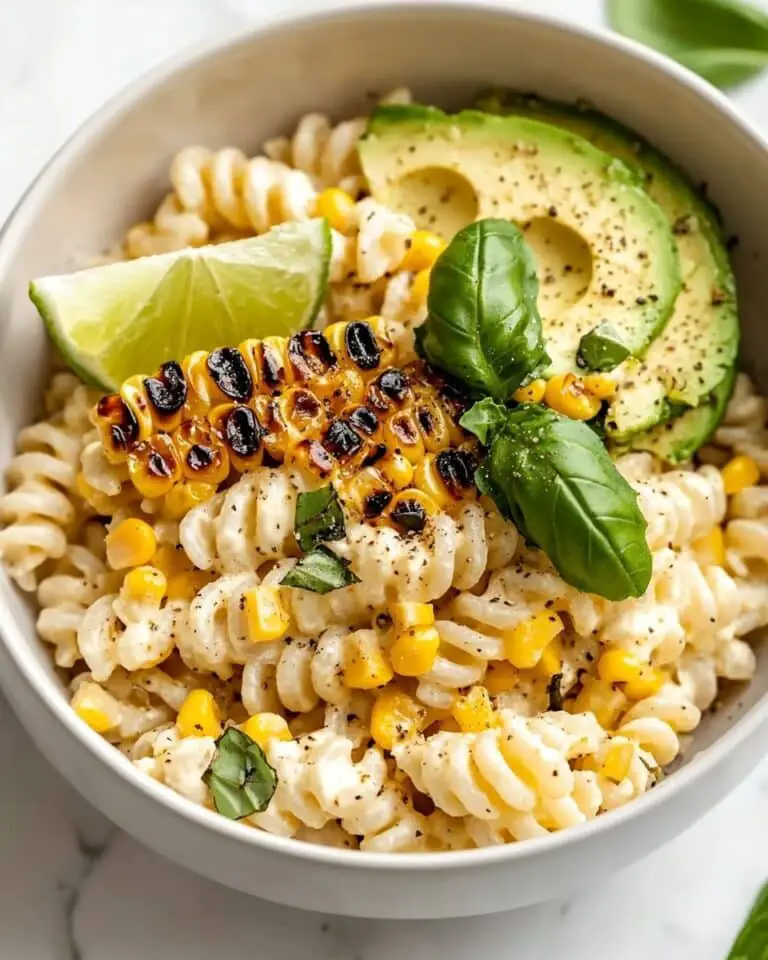 Creamy Street Corn Pasta Salad Recipe