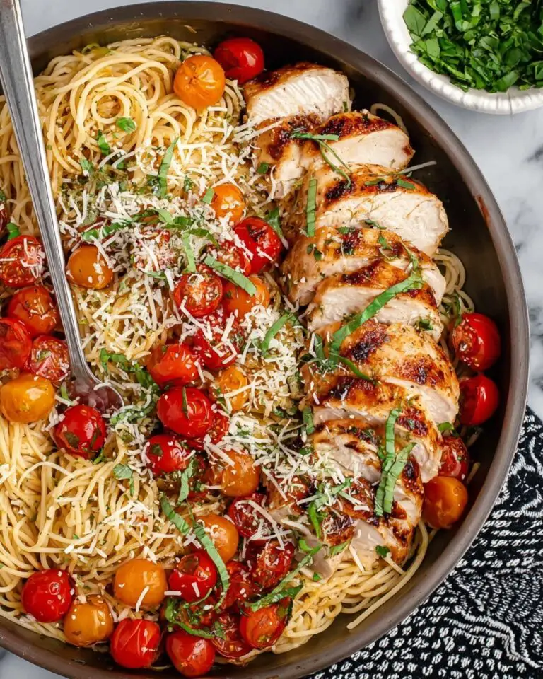 Bruschetta Chicken Pasta Recipe