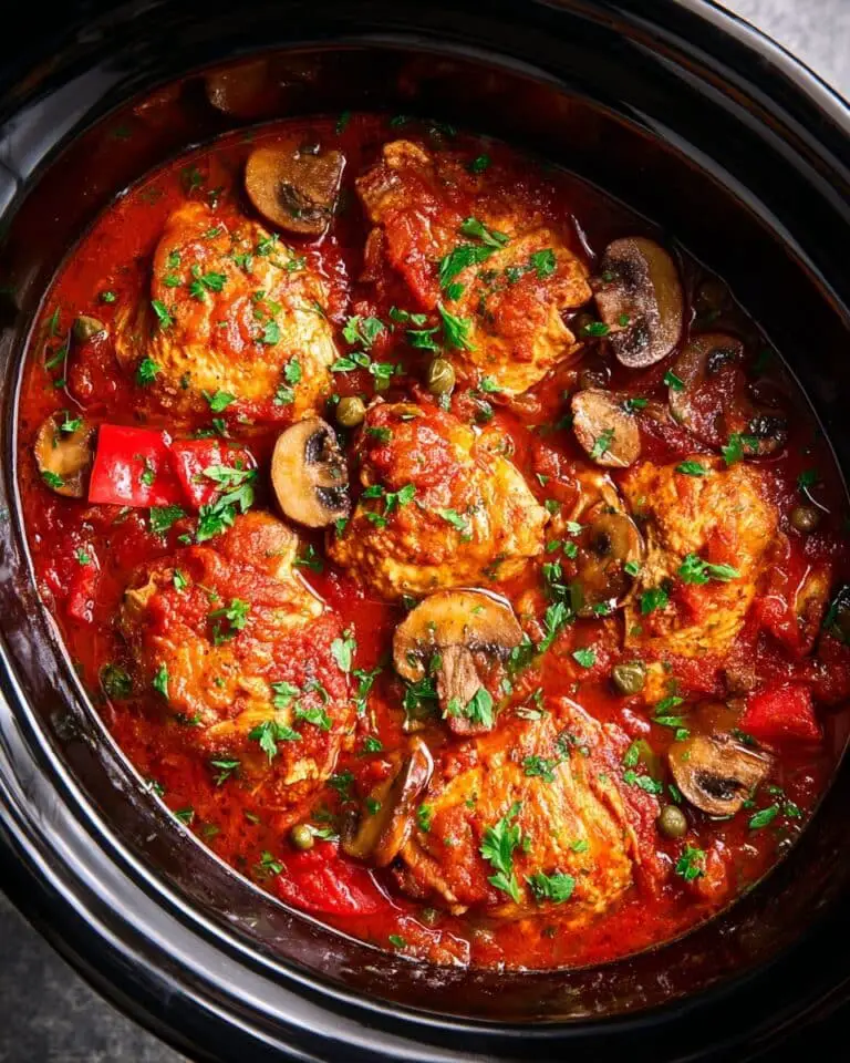 Slow-Cooker Chicken Cacciatore Recipe