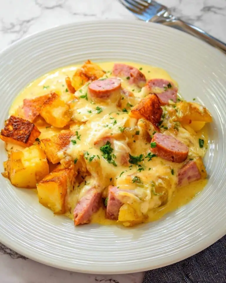 Cheese, Potato, and Smoked Sausage Casserole Recipe
