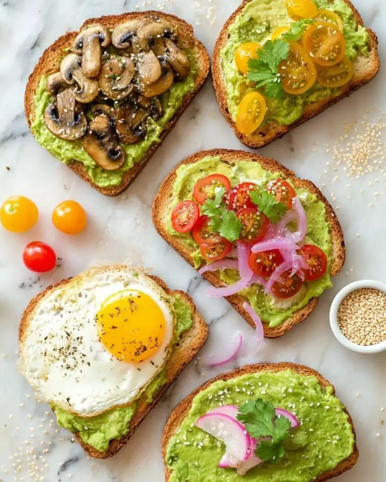 Creamy Avocado Toast with Optional Toppings Recipe
