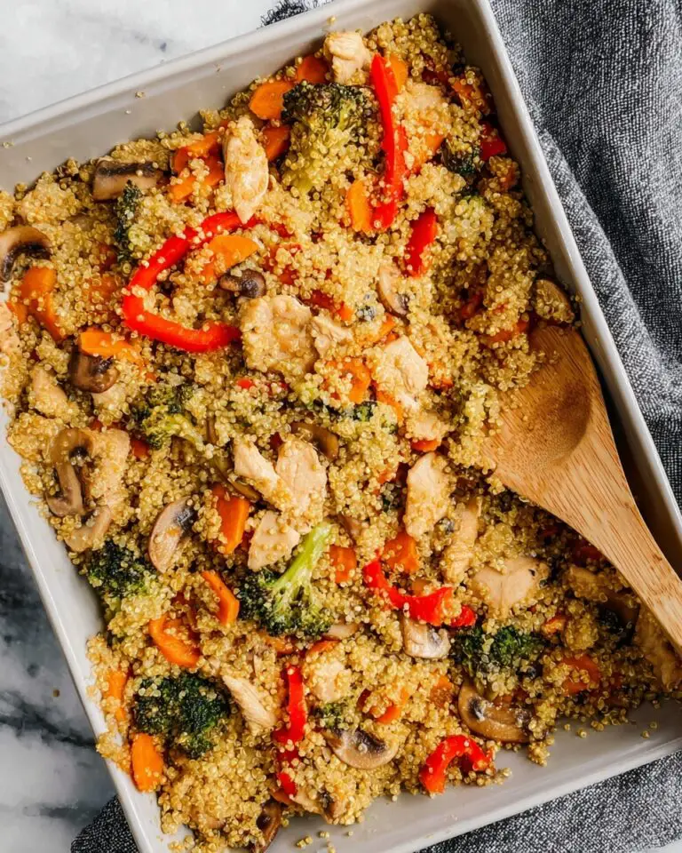Fall-Inspired Vegan Quinoa Casserole with Coconut Milk and Vegetables Recipe