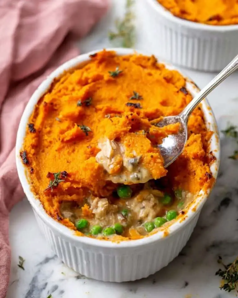 Turkey Mashed Potato Pot Pie Recipe