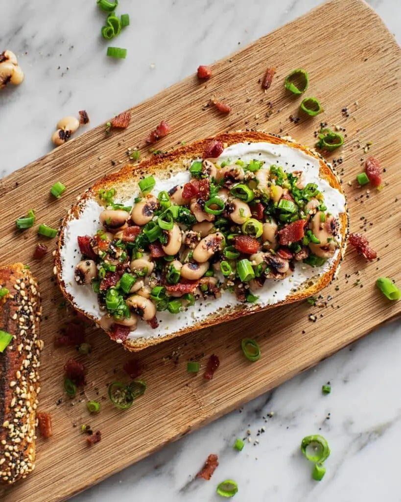 Black-Eyed Pea Bruschetta Recipe