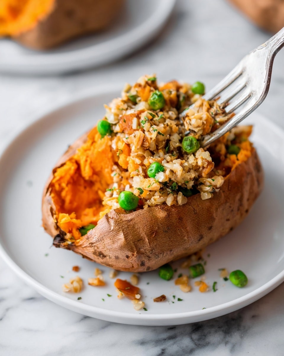 Turkey Shepherd’s Pie Loaded Sweet Potato Recipe