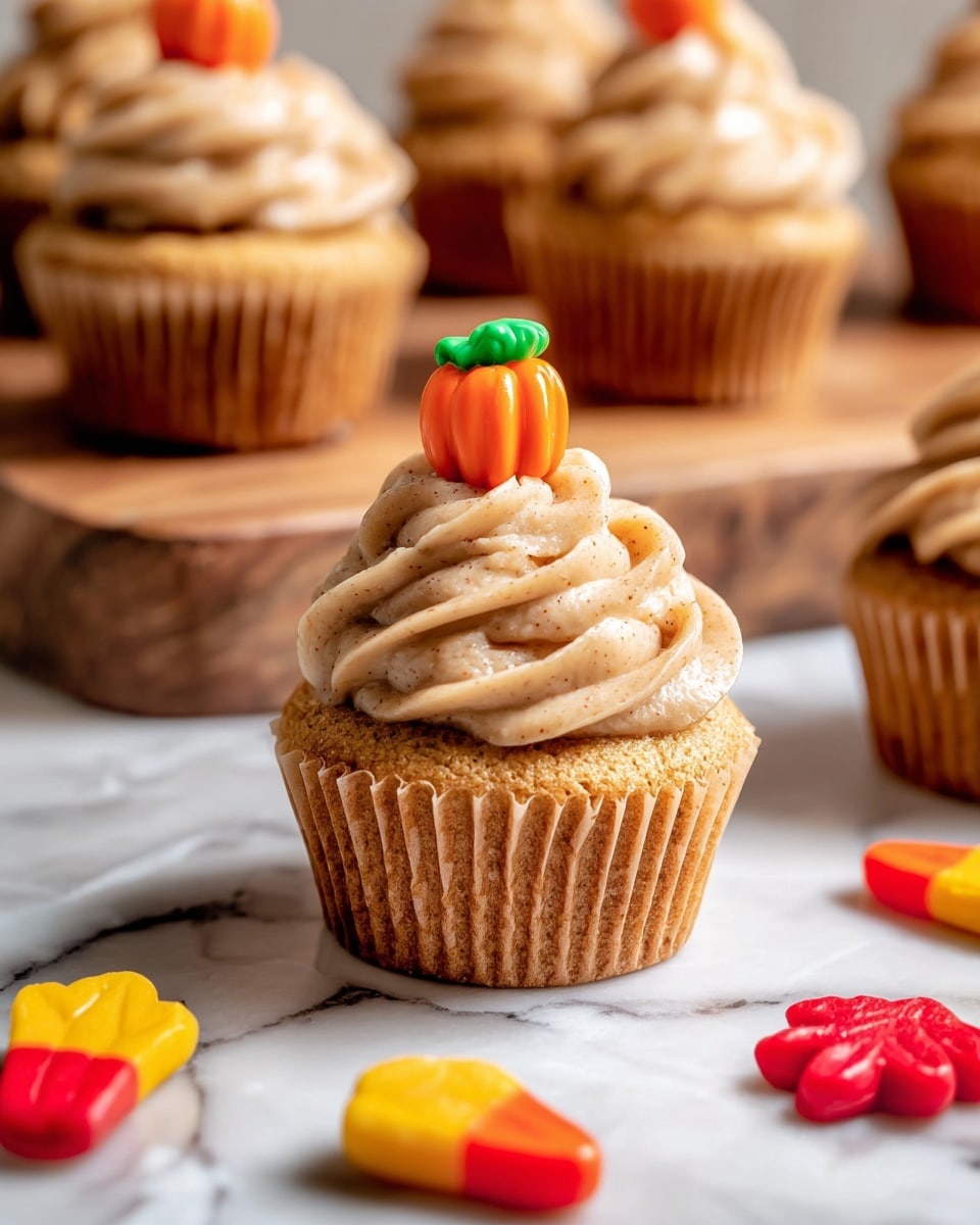 Pumpkin Cupcakes with Cream Cheese Frosting Recipe