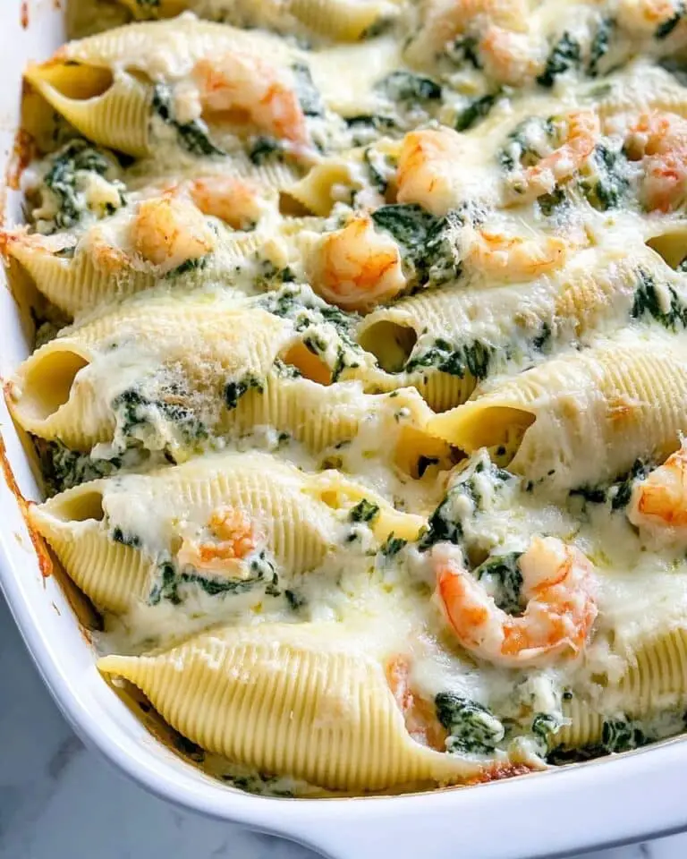 Creamy Seafood Stuffed Shells Recipe