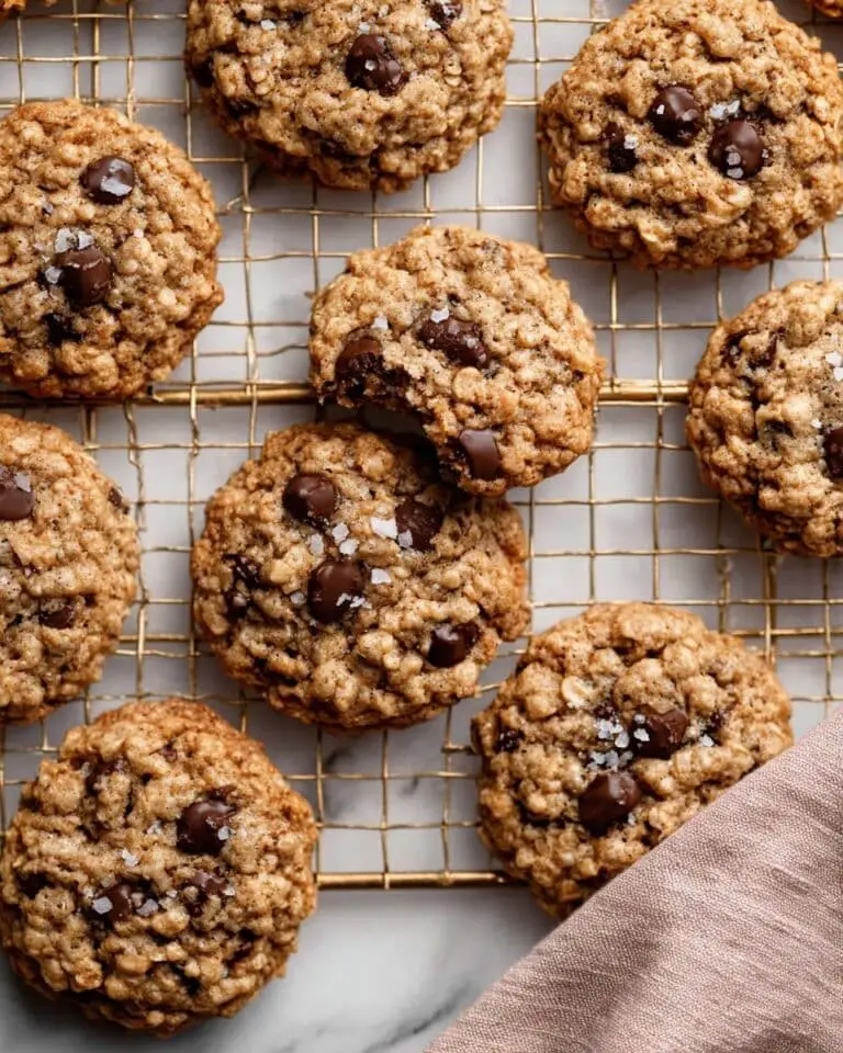 Soft & Chewy Oatmeal Chocolate Chip Cookies Recipe