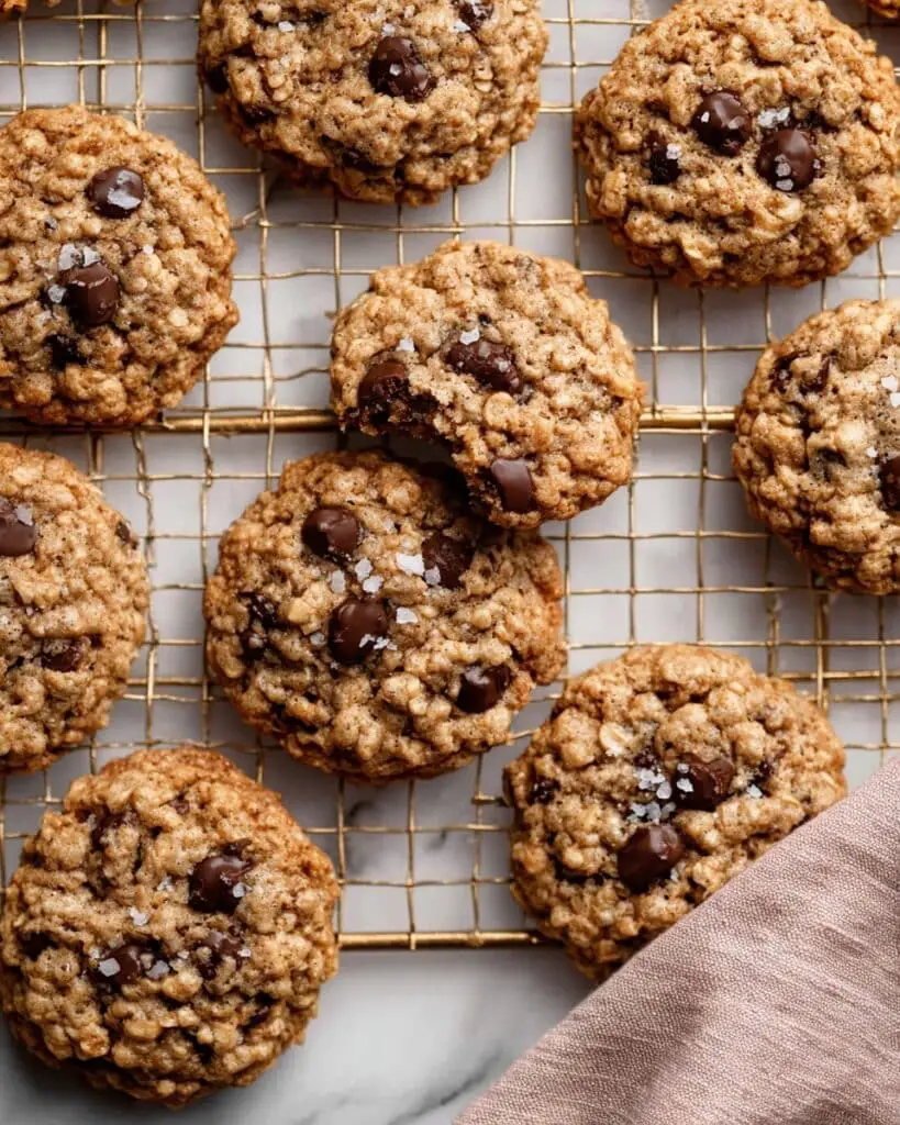 Soft & Chewy Oatmeal Chocolate Chip Cookies Recipe