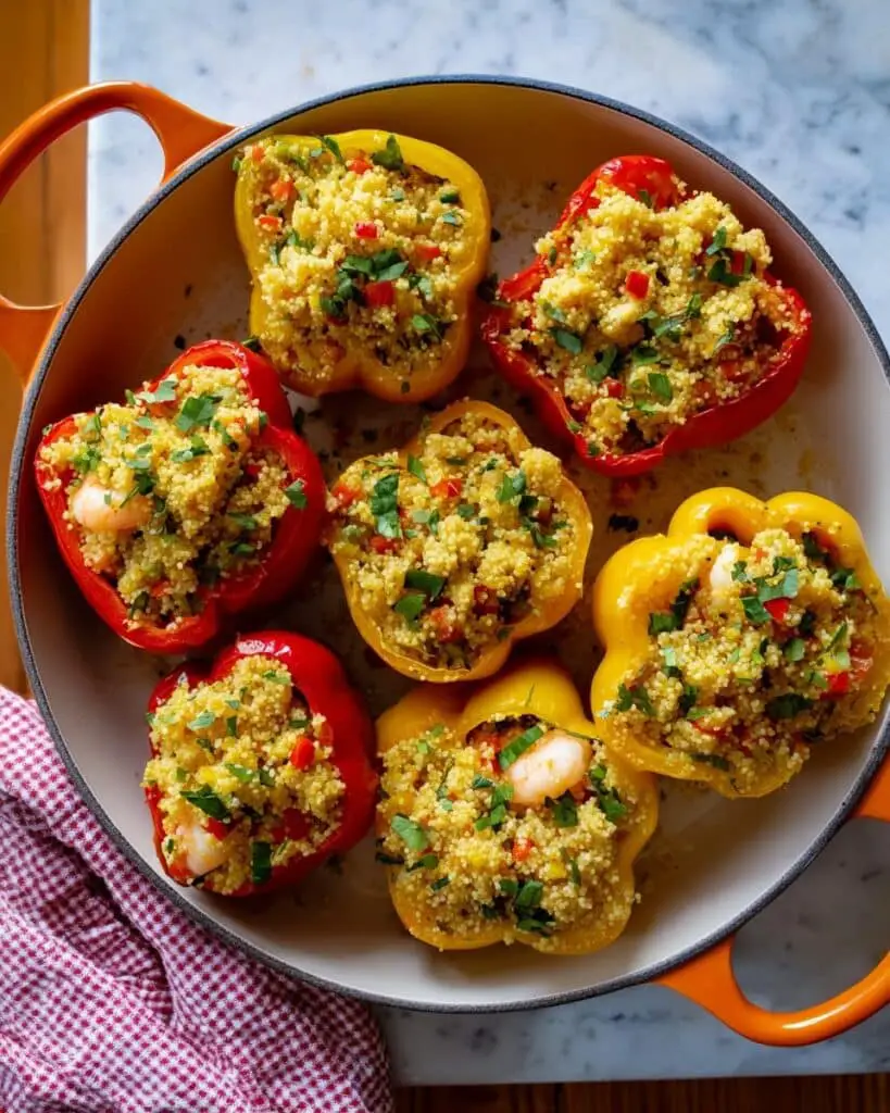 Cajun Stuffed Peppers with Shrimp Recipe