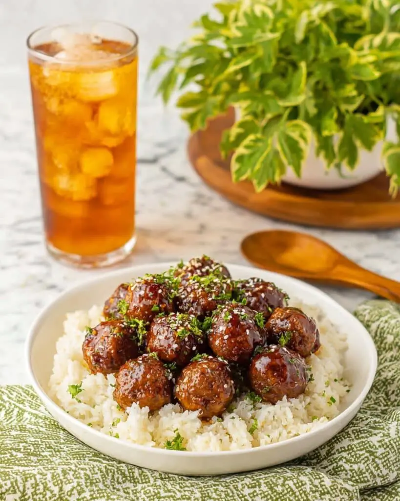 Honey Garlic Meatballs Recipe