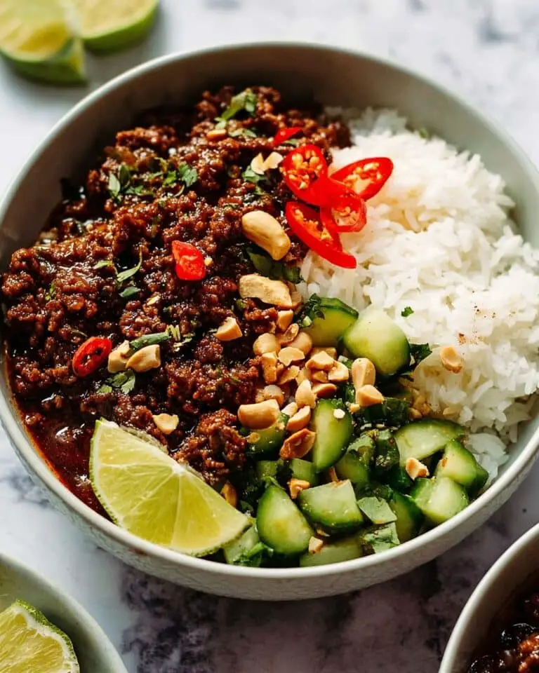 Thai Sweet Chilli Beef Bowls Recipe
