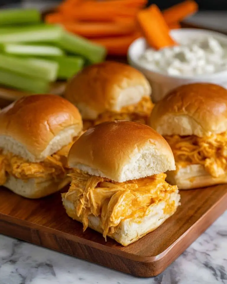 Crock Pot Buffalo Chicken Sliders with Cream Cheese Recipe