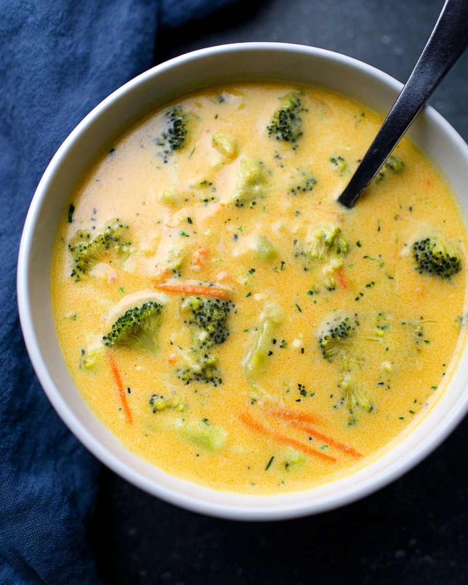 30 Minute Broccoli Cheddar Soup Recipe
