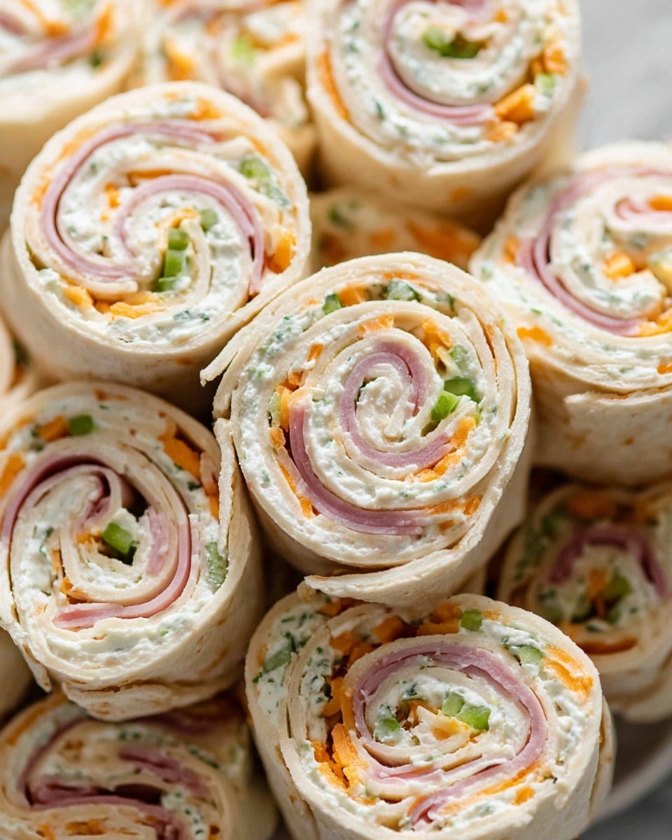 Ham and Cheese Tortilla Roll-Ups Recipe