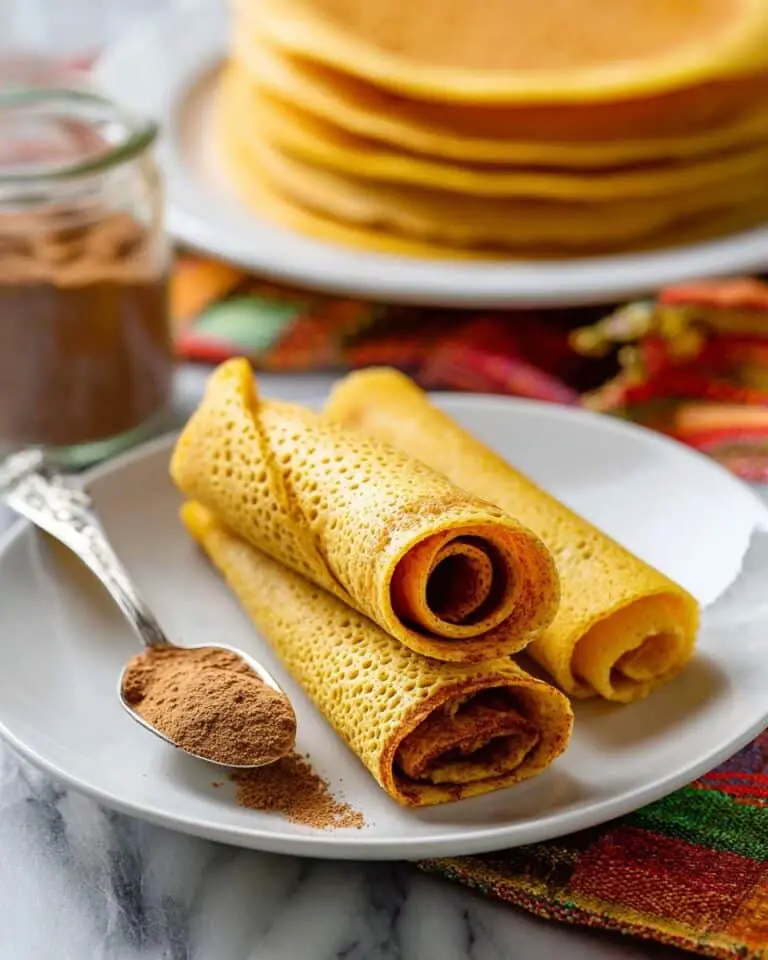 Cinnamon Sugar Pumpkin Pancake Rolls Recipe
