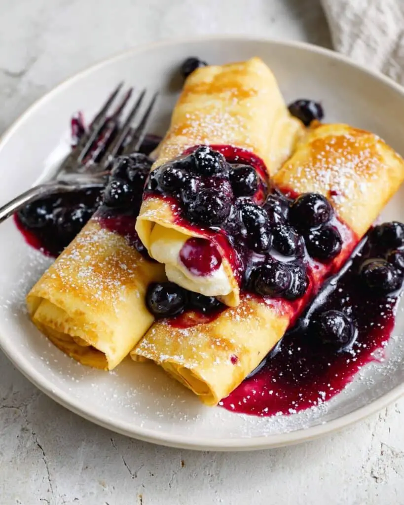 Cheese Blintz (Easy Homemade Blintzes) Recipe