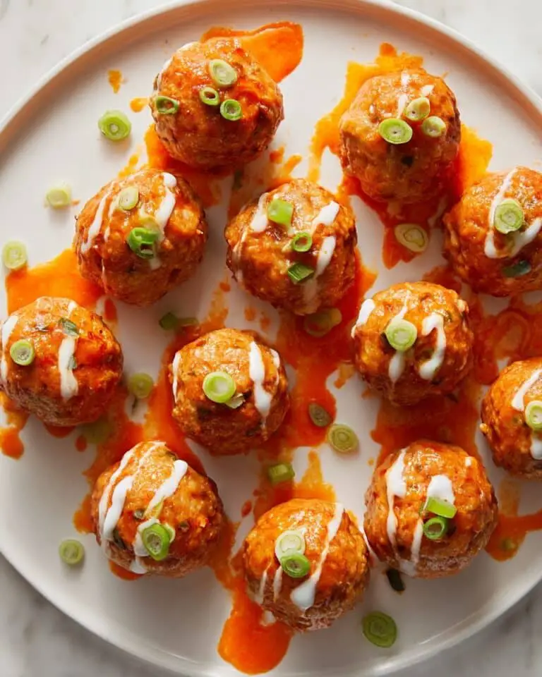 Buffalo Chicken Meatballs Recipe