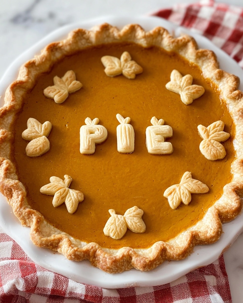 A slice of pumpkin pie sits on a white plate with a smooth, orange-brown filling and a light golden crust along the bottom and edges. On top, near the left edge, there are three small leaf-shaped decorations made from the same crust, showing light browning and fork pattern textures. A dollop of white whipped cream sits on the right side of the pie slice, slightly rounded with soft peaks. In front of the pie on the plate, there is a silver fork resting on the plate's edge. The background is a white marbled surface with a soft light that highlights the pie’s details. photo taken with an iphone --ar 4:5 --v 7