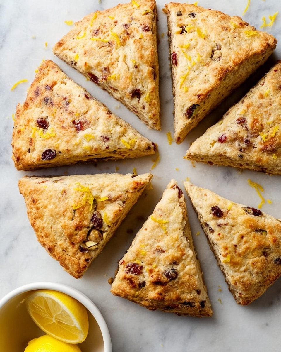 Lemon Cranberry Scones Recipe